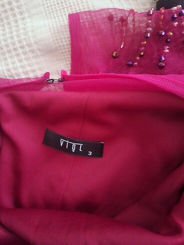 Boncuk İşleme Sırt Detaylı Abiye Elbise - Görsel 3