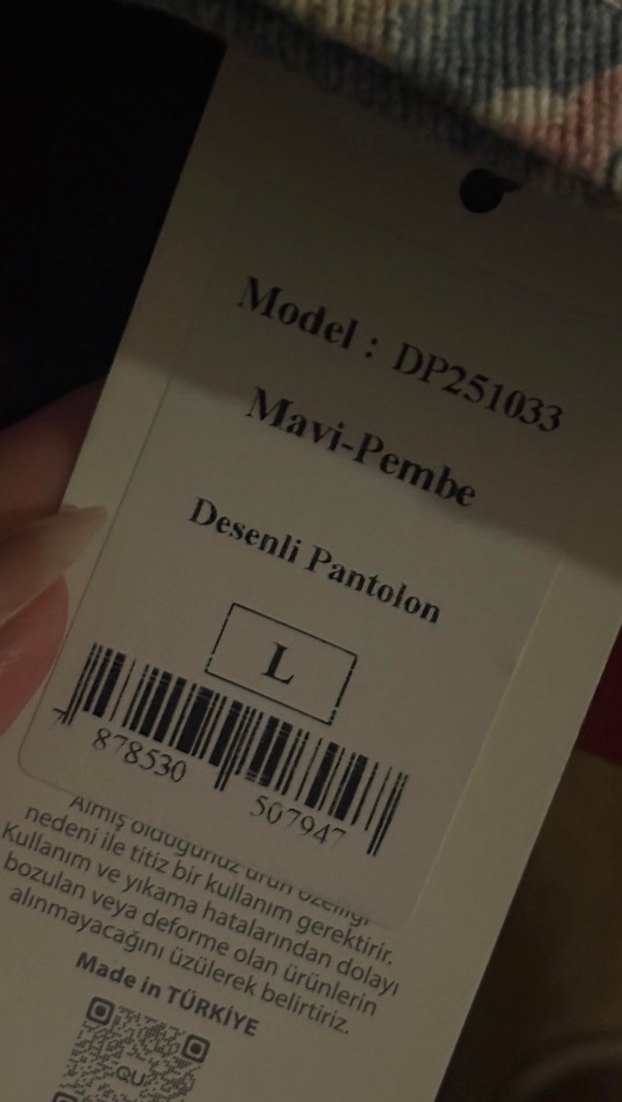 Çiçek Desenli Yüksek Bel Pantolon — görsel 3/5