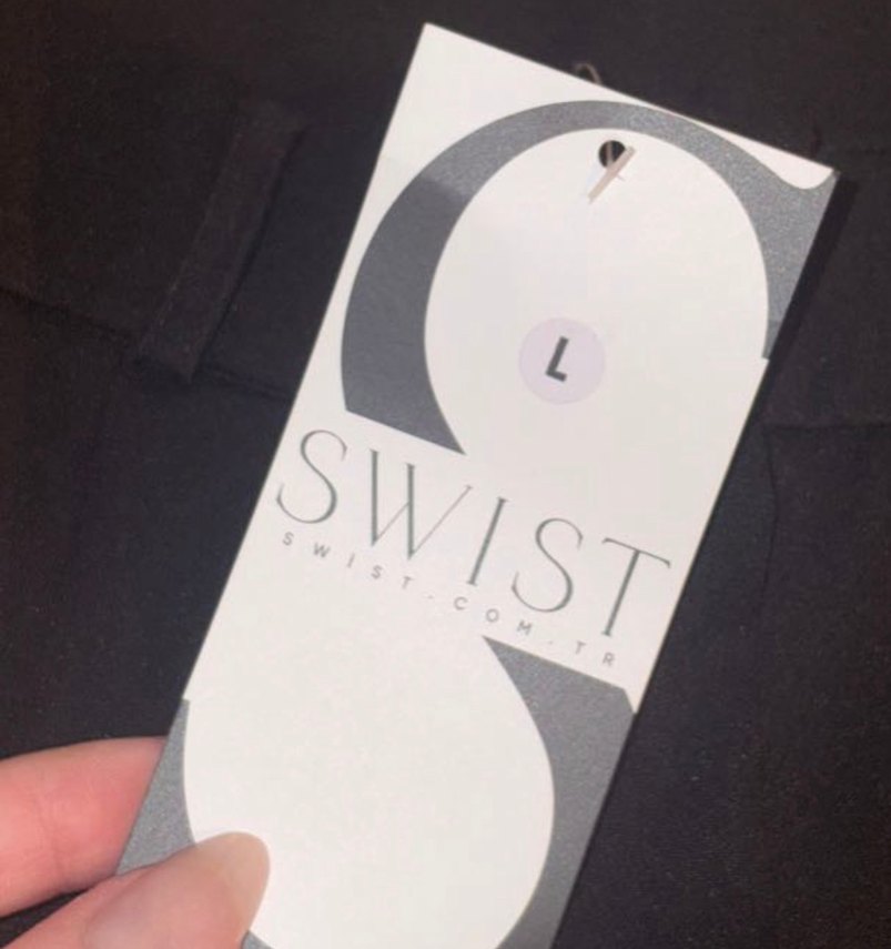 SWIST | Şık Kahverengi Yüksek Bel Şort — görsel 3/5