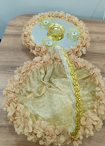 Diğer Kına tepsisi bej renk