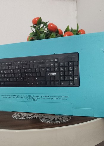 Everest Siyah Kablolu Klavye Q - Görsel 2