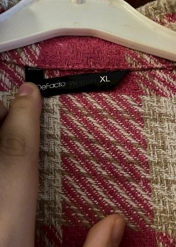 Pembe Ekose Desenli Düğmeli Gömlek - Görsel 2