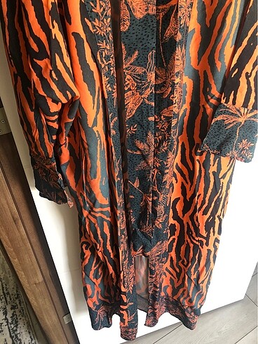 m Beden turuncu Renk Desenli kimono