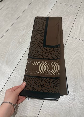 Kahverengi Kadın Şal - Görsel 2