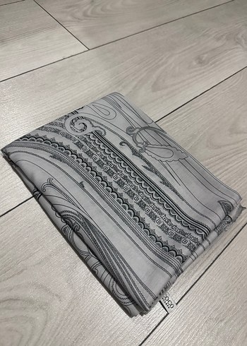 Gri Bohem Tarzı Desenli Kadın Şal - Görsel 5