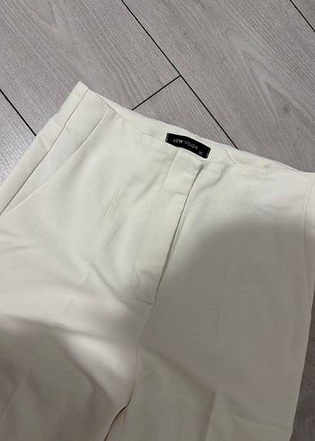LC Waikiki Beyaz Kadın Kumaş Pantolon