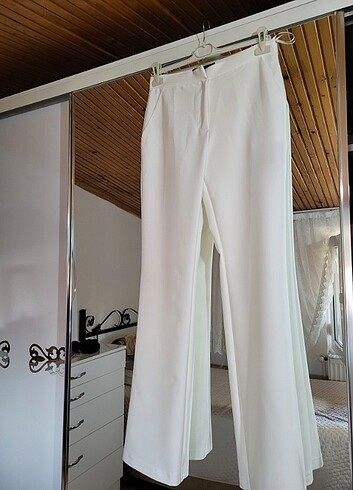 Ekru 36 Beden Pantolon 