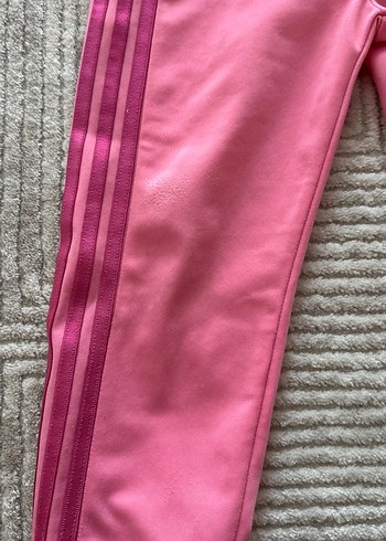 Adidas Kız Çocuk Pembe Fermuarlı Eşofman Takımı - Görsel 4