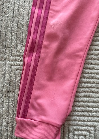 Adidas Kız Çocuk Pembe Fermuarlı Eşofman Takımı - Görsel 5