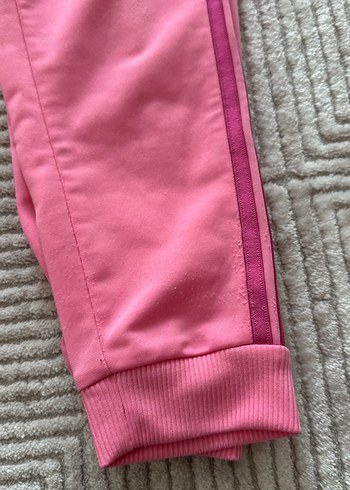 Adidas Kız Çocuk Pembe Fermuarlı Eşofman Takımı - Görsel 2