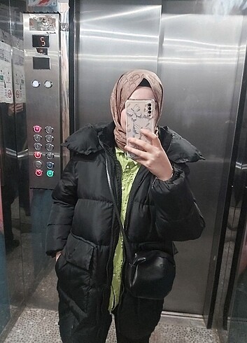 m Beden Şişme mont