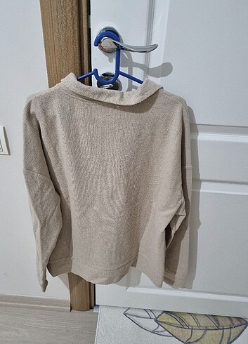 Diğer Trendyol ürünü, ten rengi fermuarlı sweat