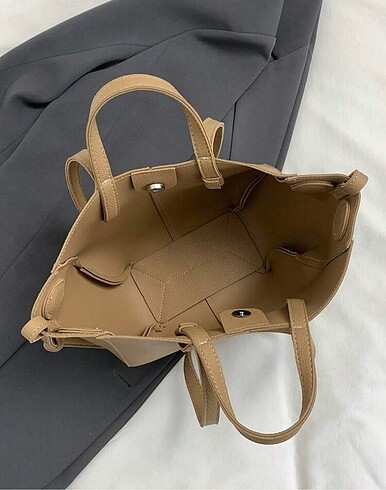 Zara Bej büyük çanta