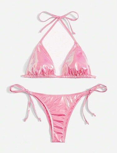 Penti Pembe parlak bikini