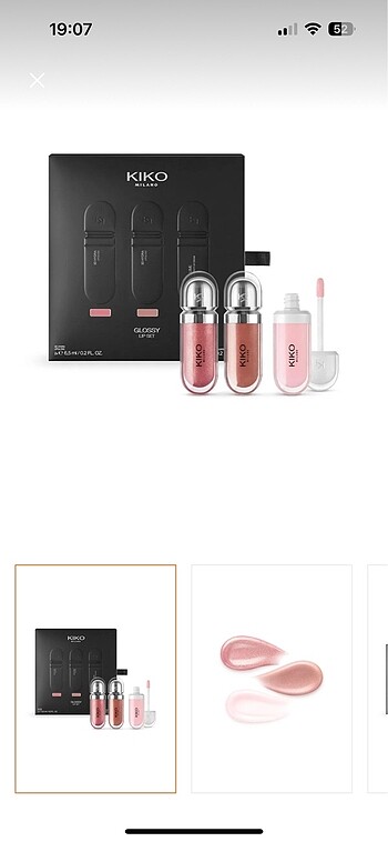 Kiko gloss seti