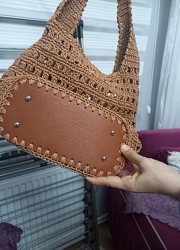  Beden Örme kağıt ip çanta 