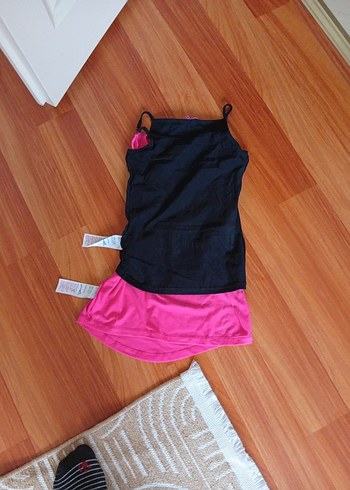 Pullu Pembe Kolsuz Kız bluz - Görsel 11