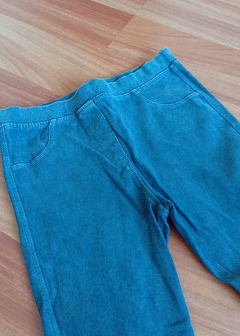 Kız Çocuk Elastik Bel Denim Tayt - Görsel 2