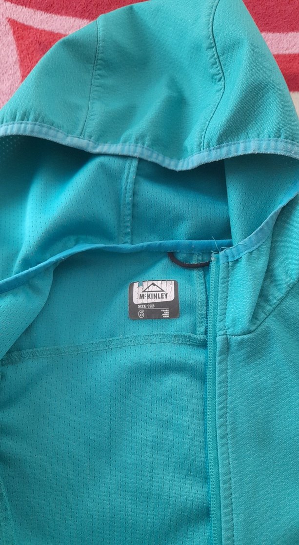 Fermuarlı Turkuaz erkek çocuk Sweatshirt - Görsel 2