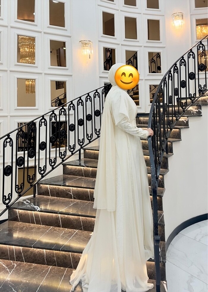 Jaqar vintage gelinlik - Görsel 4