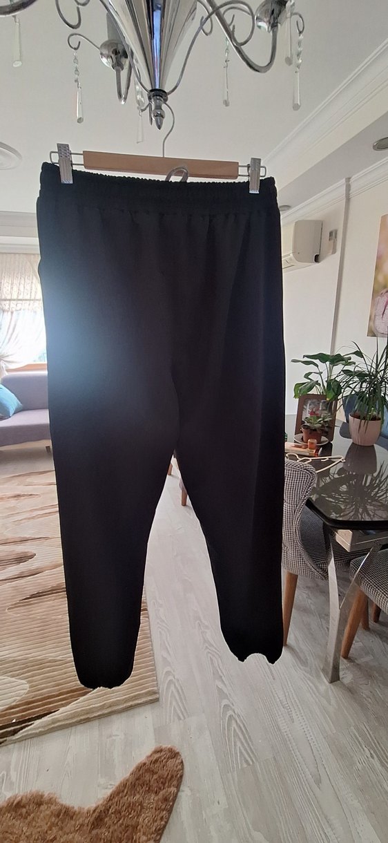 kadin Siyah Mini Outdoor Eşofman Altı - Görsel 3