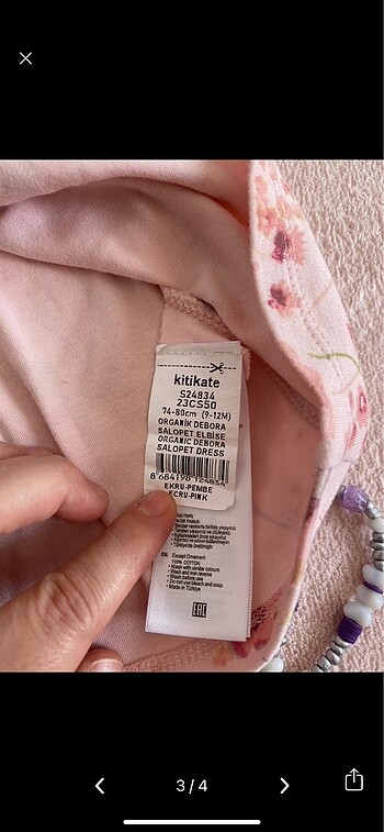 9-12 Ay Beden Elbise 9-12 ay.