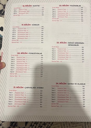  Beden Renk BİLGİ SARMAL TYT Matematik Soru Bankası