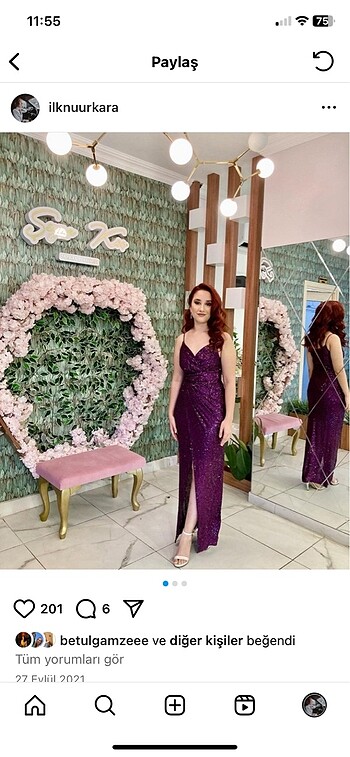 Diğer Payetli Gece/Abiye Elbise