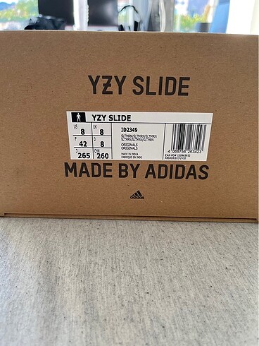 42 Beden Adidas yeezy slide slate marine terlik