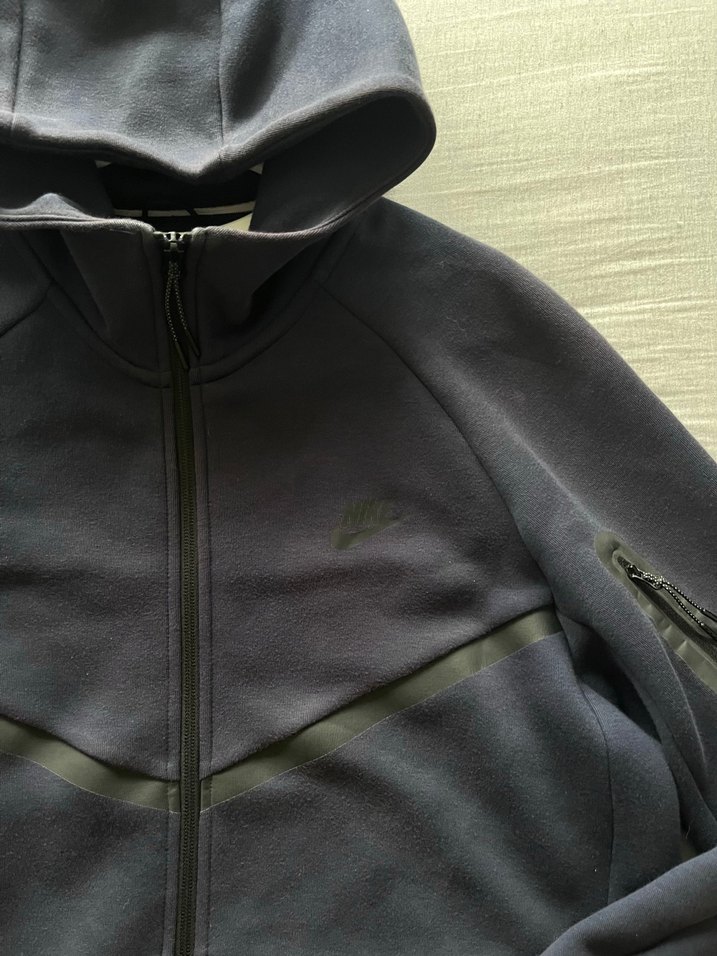 Nike Tech Flecee Full-Zip Hoodie & Joggers Set Midnight Navy - Görsel 4