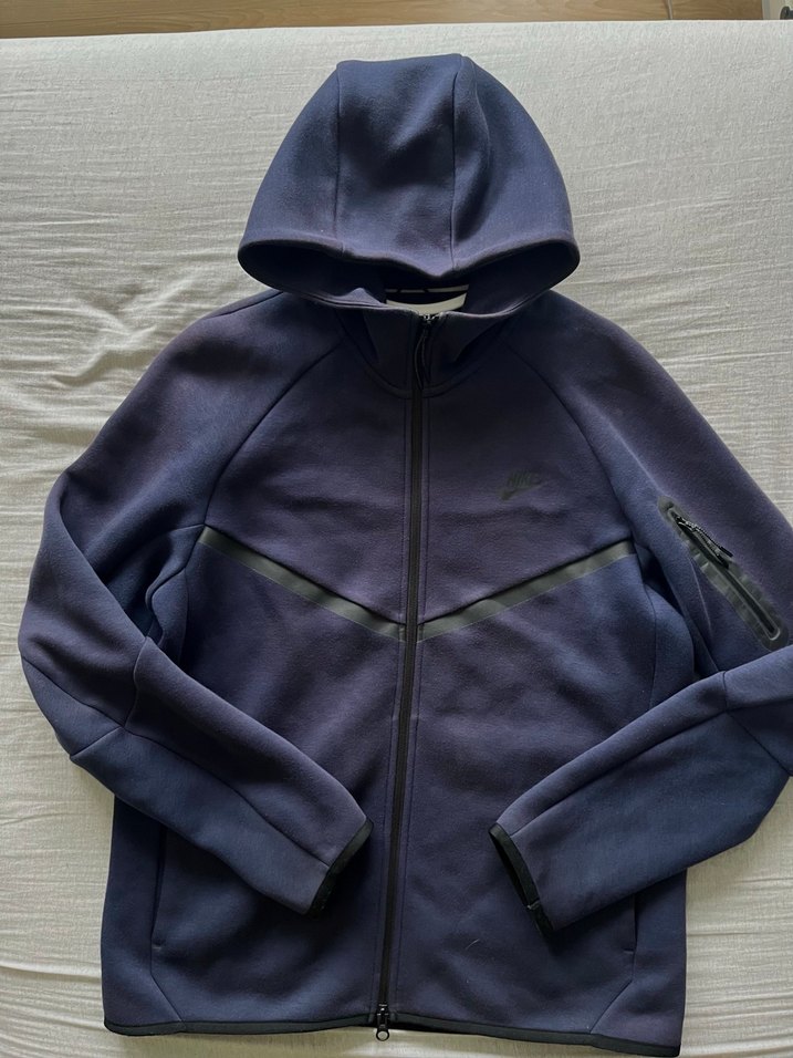 Nike Tech Flecee Full-Zip Hoodie & Joggers Set Midnight Navy - Görsel 2