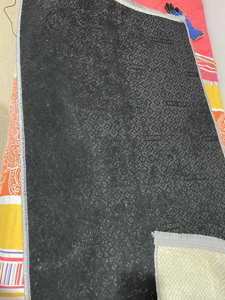 Gri Bağlama Desenli Halı - Görsel 2