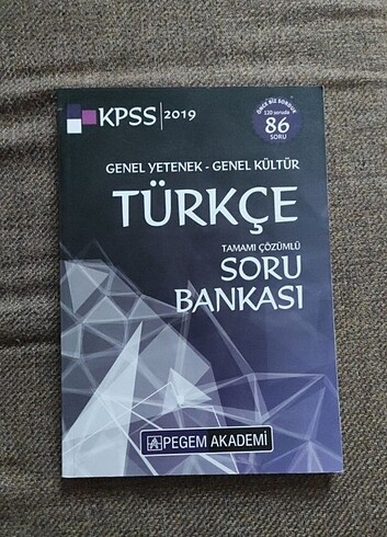 Pegem Türkçe soru bankası