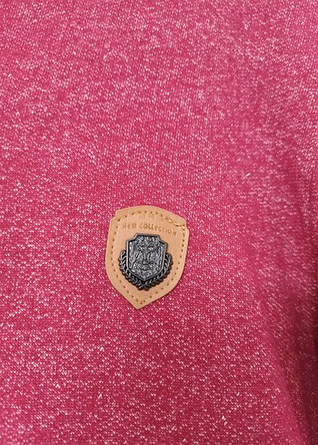 Kırmızı Fermuarlı Rahat  Ceket - Görsel 2