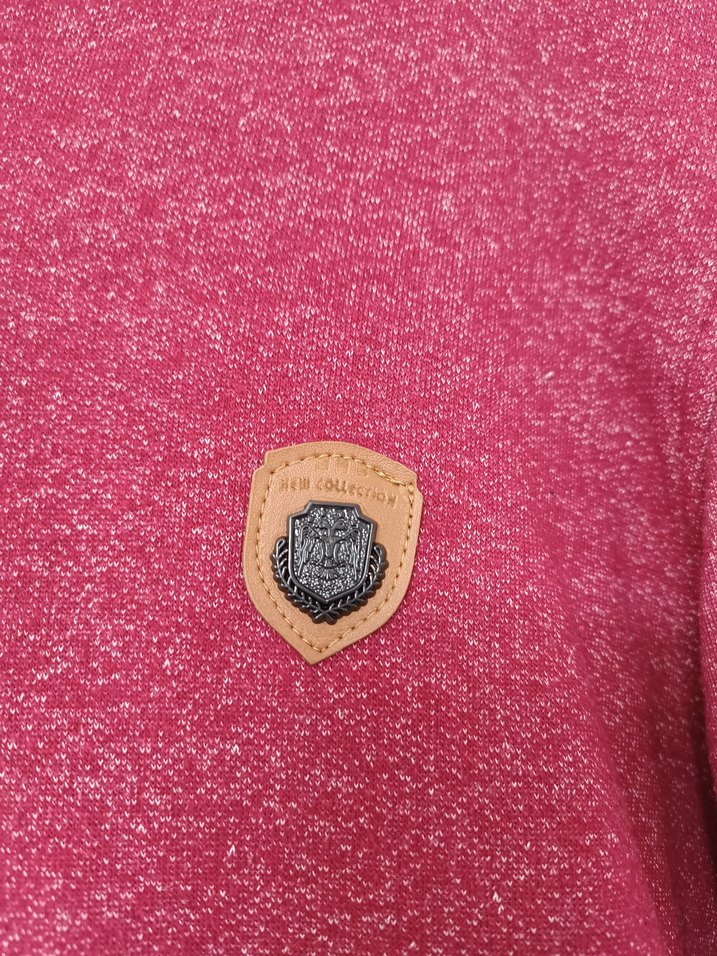 Kırmızı Fermuarlı Rahat  Ceket - Görsel 2