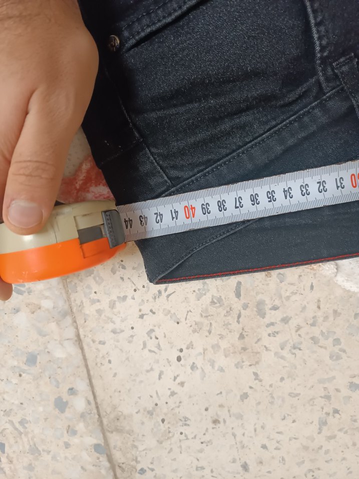 Erkek Siyah Kemerli Regular Fit Kot Pantolon - Görsel 3