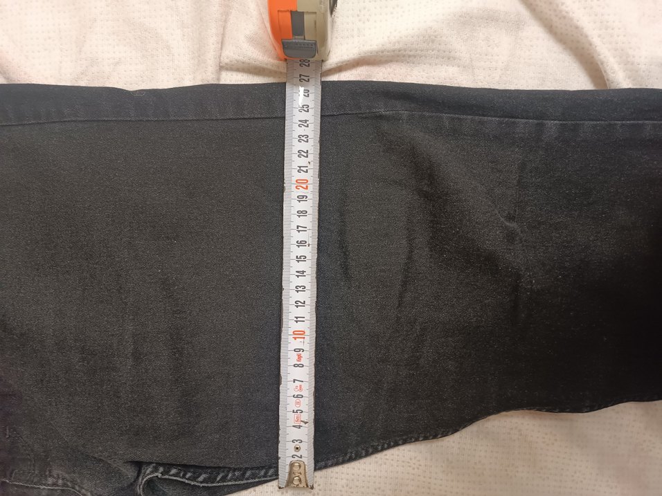 Erkek Siyah Kemerli Regular Fit Kot Pantolon - Görsel 4