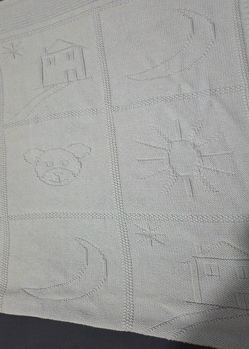 Açık Mavi Bebek Battaniyesi - Görsel 3