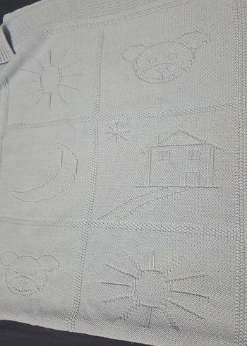 Açık Mavi Bebek Battaniyesi - Görsel 2