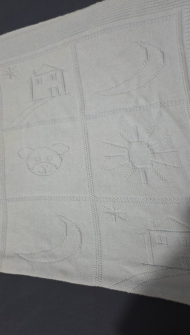 Açık Mavi Bebek Battaniyesi - Görsel 3