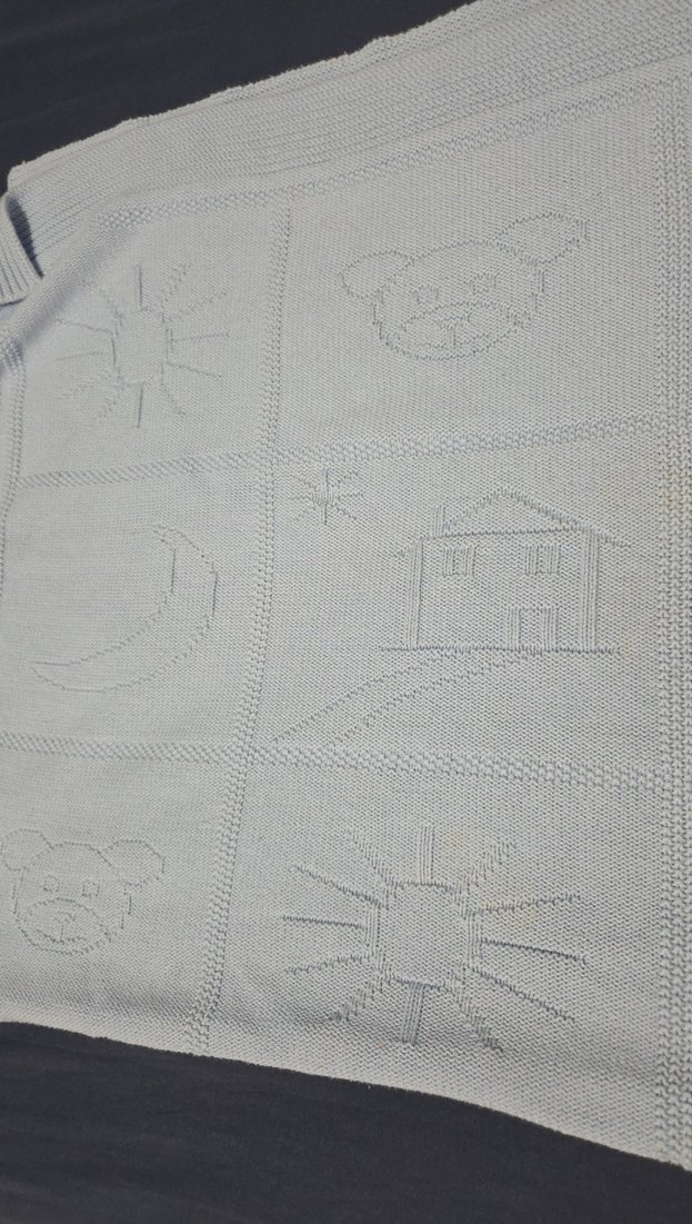 Açık Mavi Bebek Battaniyesi - Görsel 2