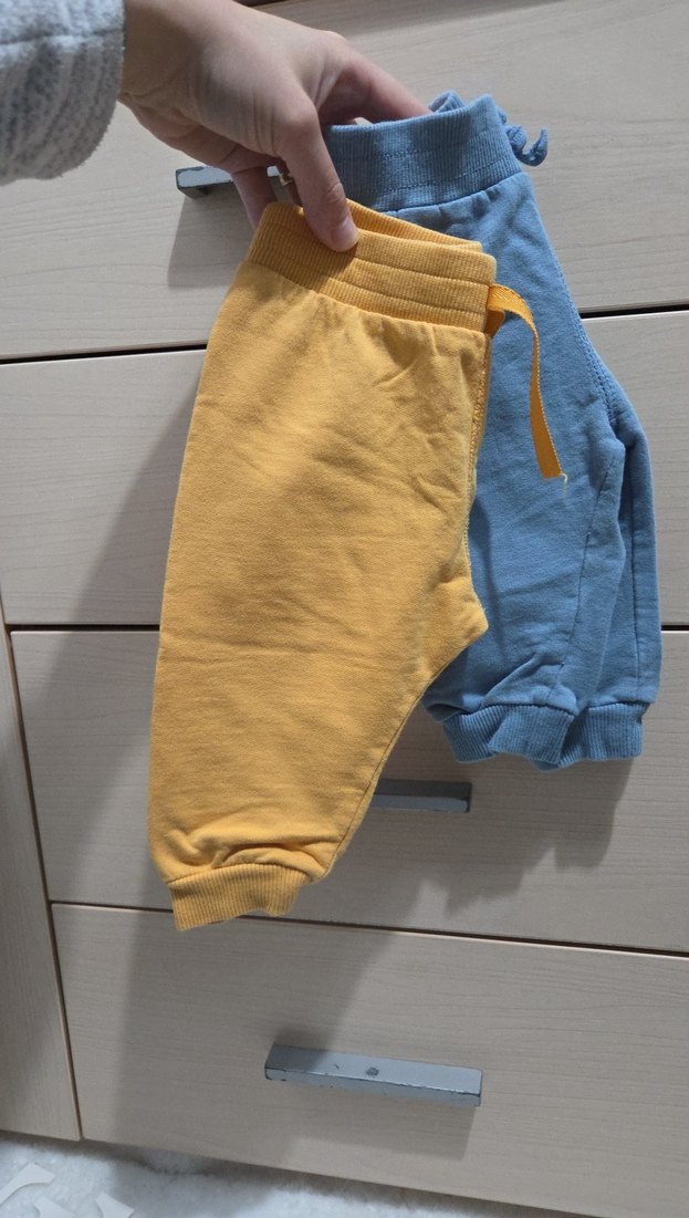 2li Bebek Pastel Renk Basic Pantolon - Görsel 2