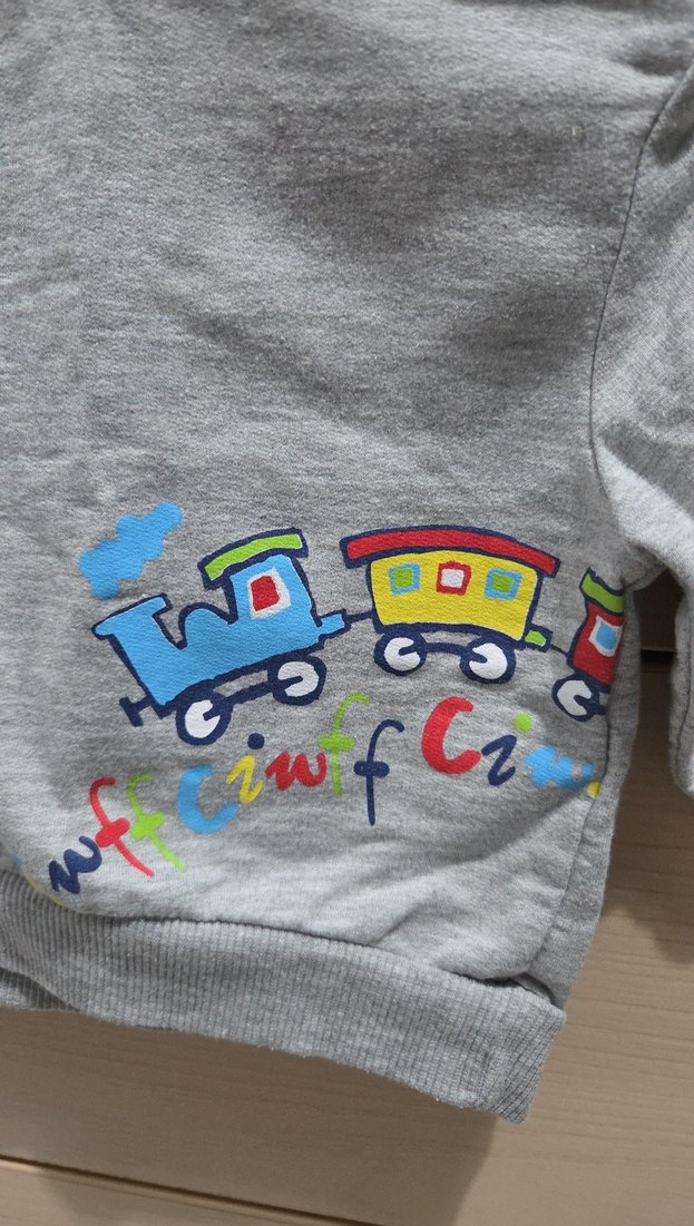 Gri Erkek Bebek Sweatshirt - Görsel 2