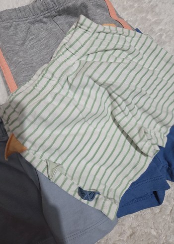 4 lü Erkek Bebek Pamuklu Şort - Görsel 4