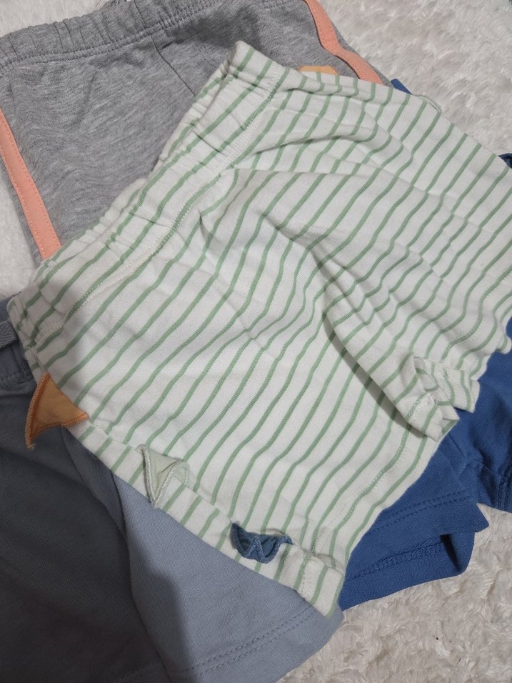 4 lü Erkek Bebek Pamuklu Şort - Görsel 4