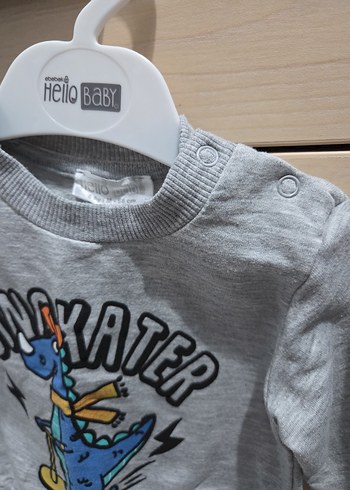 Erkek Bebek Uzun Kollu Sweatshirt - Görsel 2