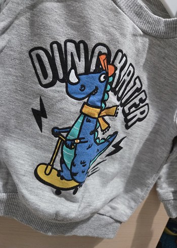 Erkek Bebek Uzun Kollu Sweatshirt - Görsel 3