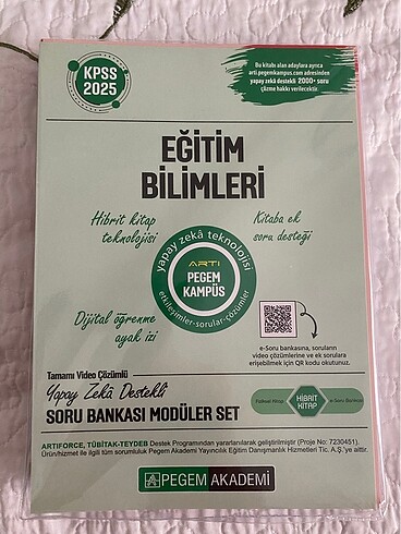 Eğitim bilimleri soru bankası set KPSS 2025