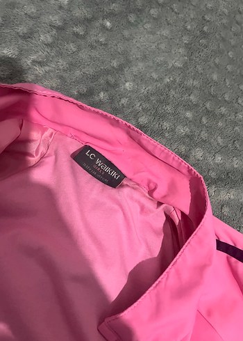 Kız Çocuk Pembe su geçirmez  Fermuarlı Eşofman Takımı - Görsel 6