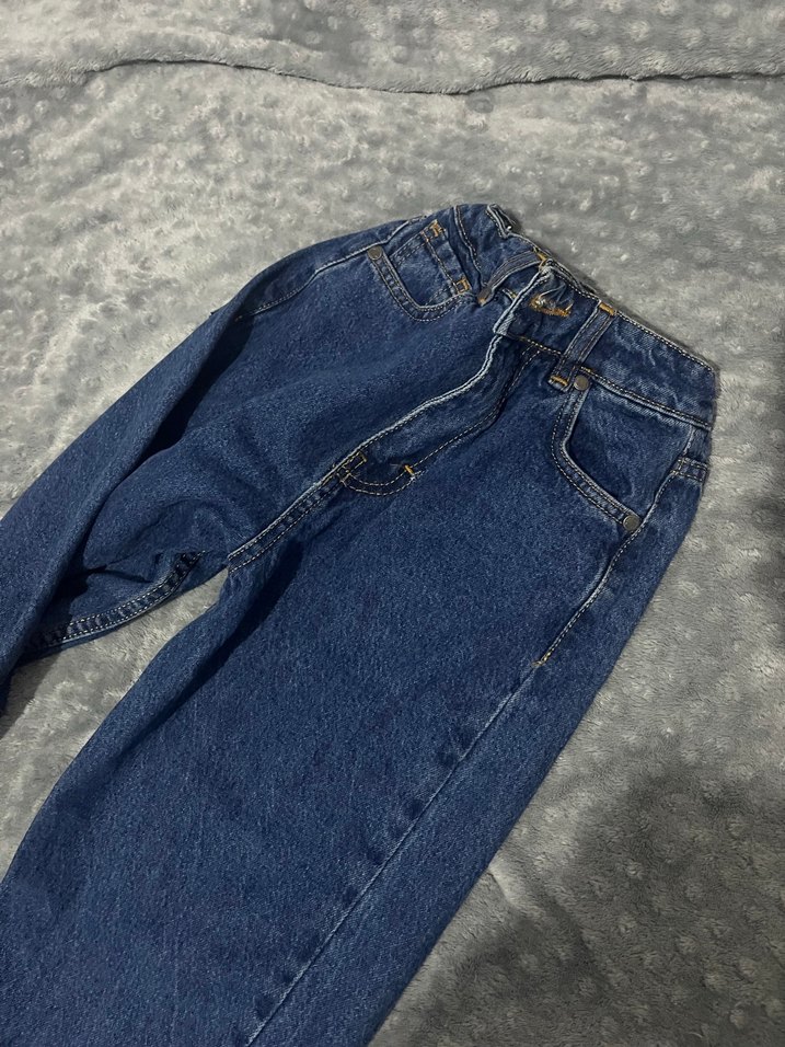 Kadın Lacivert Midi Denim Pantolon - Görsel 2